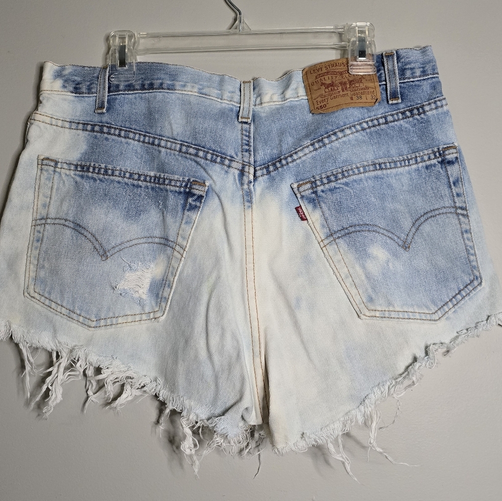 Vintage Levi Cut Offs Denim Blue Women's Shorts